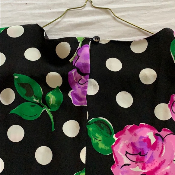 Vintage Pat Argent floral 100% silk - Picture 6 of 8